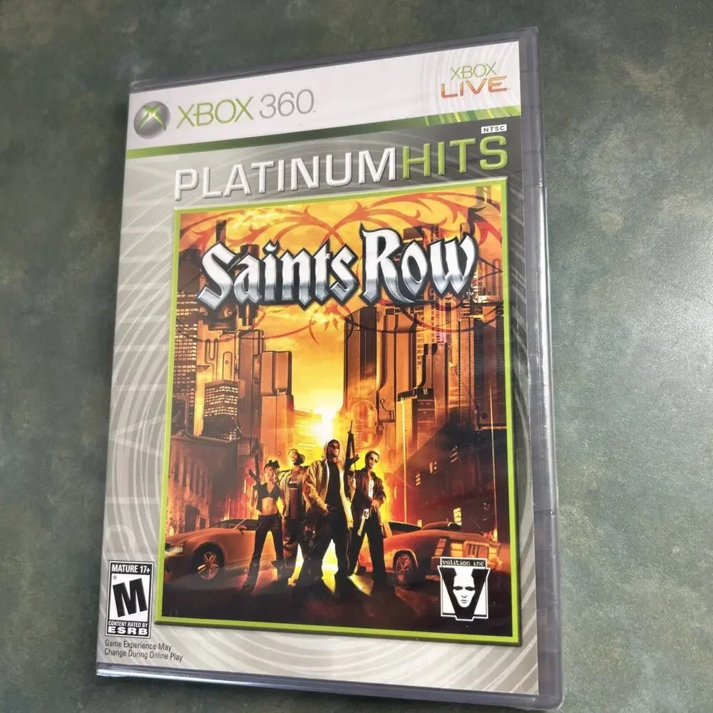 Saints Row Platinum Hits Xbox 360 New Sealed Original Shrink Wrap READ Target